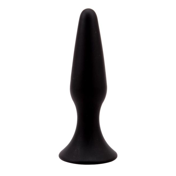 Butt Plug 12.5 x 3.1 cm Silicone Black - Image 2