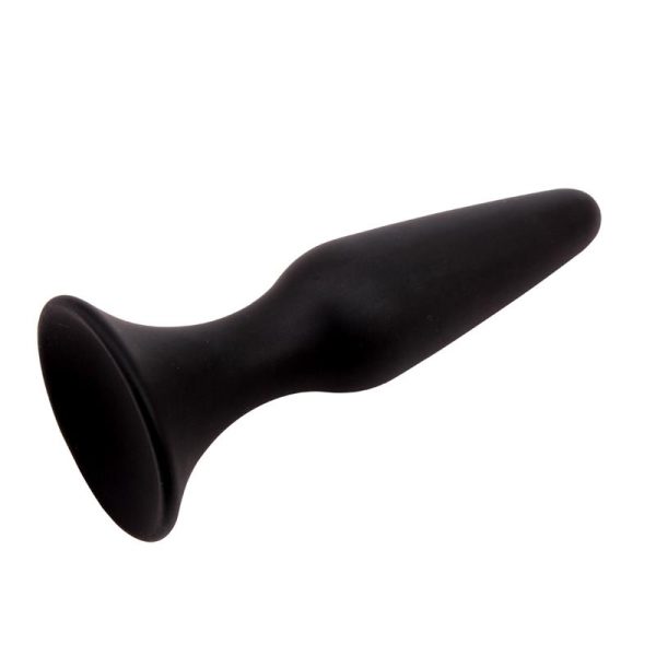 Butt Plug 12.5 x 3.1 cm Silicone Black - Image 3