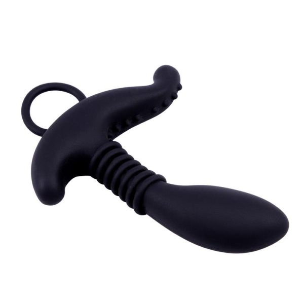Butt Plug Booty Exciter Silicone Black - Image 3