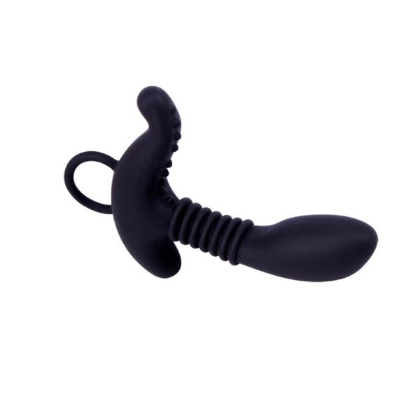 Butt Plug Booty Exciter Silicone Black - Image 4