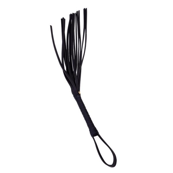 Leather Whip 72 cm Black - Image 3