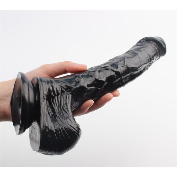 Dildo Leviathan 25 x 4.5 cm Black - Image 2
