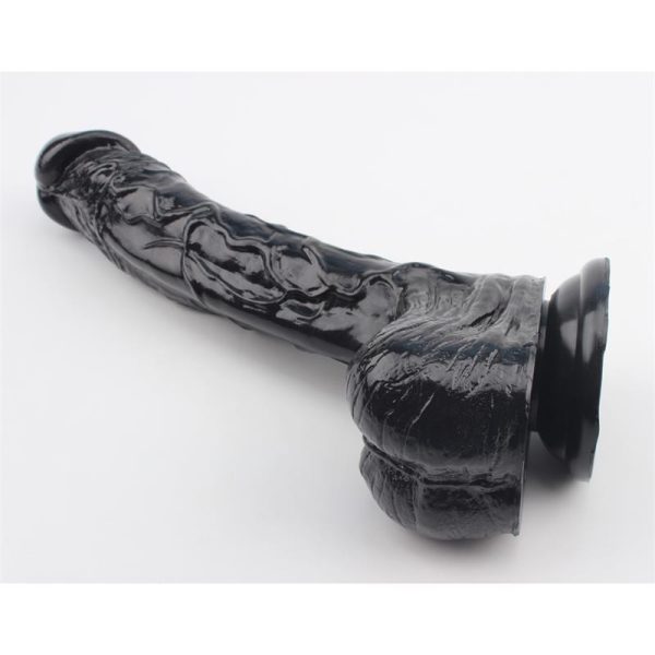 Dildo Leviathan 25 x 4.5 cm Black - Image 3