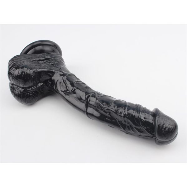 Dildo Leviathan 25 x 4.5 cm Black - Image 5