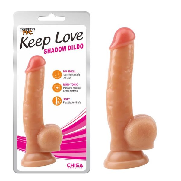 Dildo Shadow 22 x 4.5 cm Flesh - Image 2