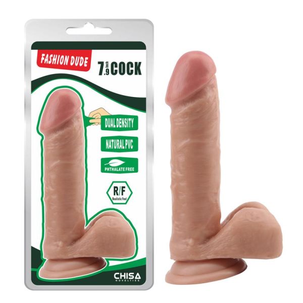 Dildo Dual density Fashion Dude 20 cm Flesh - Image 2