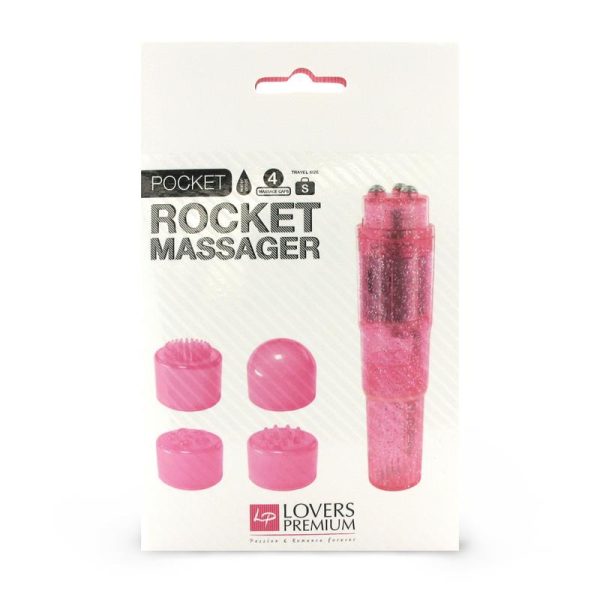 Pocket Rocket Massager Pink - Image 3