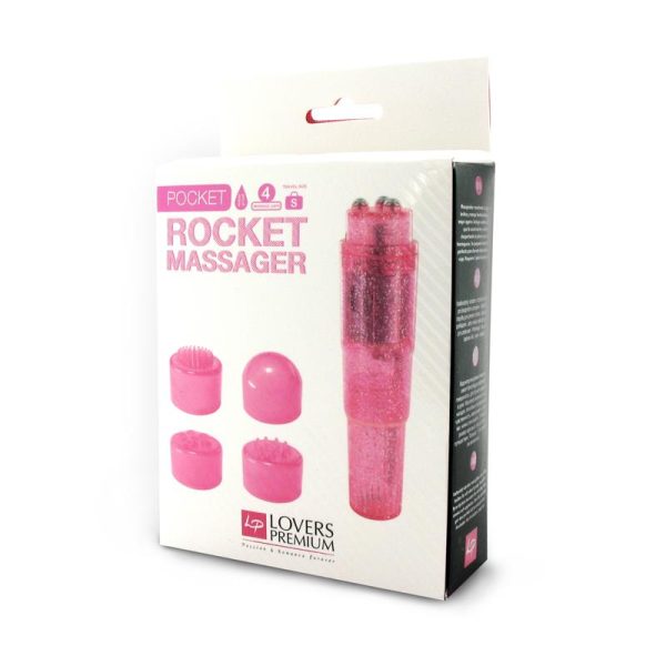 Pocket Rocket Massager Pink - Image 4