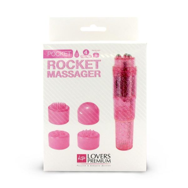 Pocket Rocket Massager Pink - Image 7