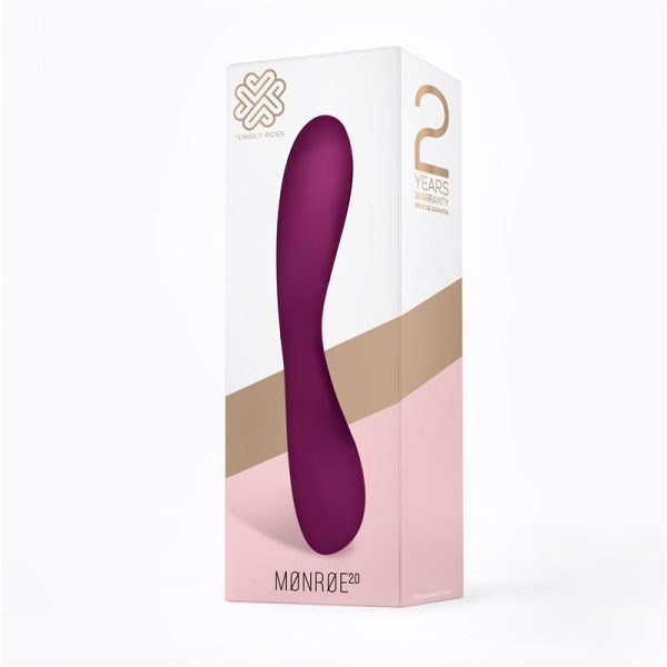 Monroe 2.0 Vibe Injected Liquified Silicone USB Purple - Image 4