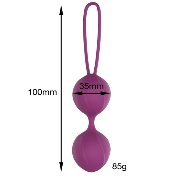 Garbo Double Kegel Ball Silicone Purple - Image 4