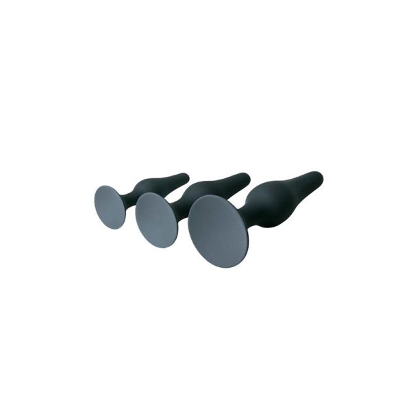 Buttplug Set of 3 Black - Image 2