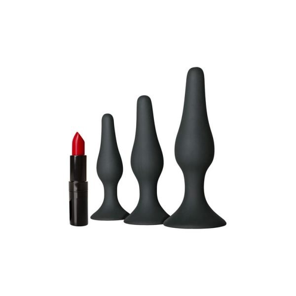Buttplug Set of 3 Black - Image 3