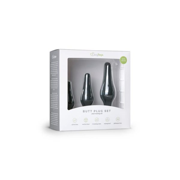 Buttplug Set of 3 Black - Image 4