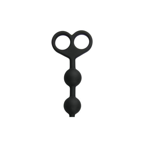 Long Anal Beads Black - Image 3