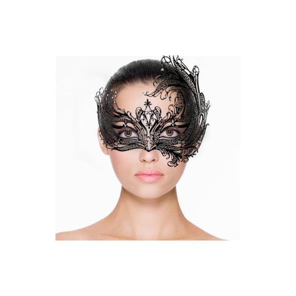 Metal Mask Asymmetrical Black - Image 2