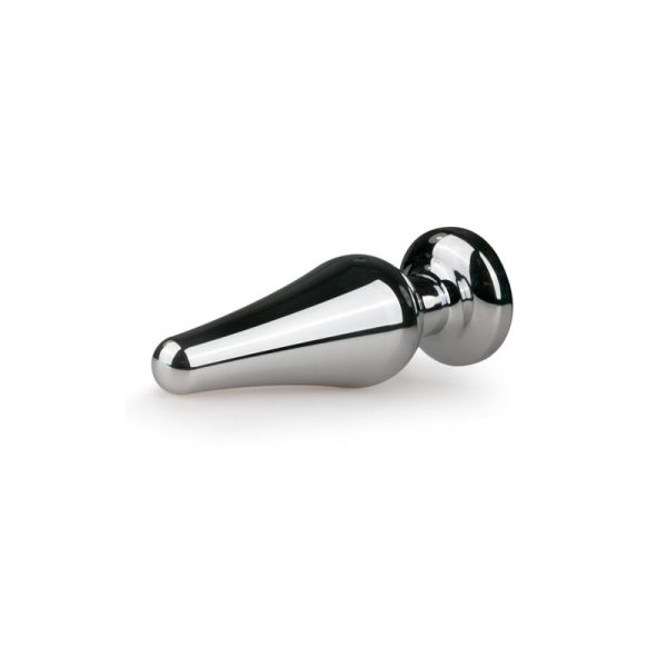 Metal Butt Plug No. 11 Silver Pink - Image 2