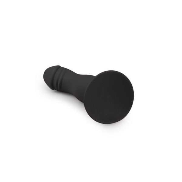 Silicone Dildo With Suction Cup Black - Image 3