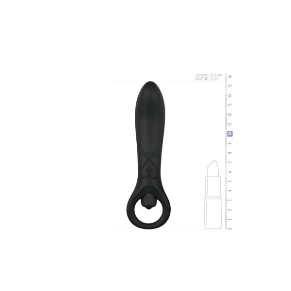Anal Vibrator Silicone Black - Image 4