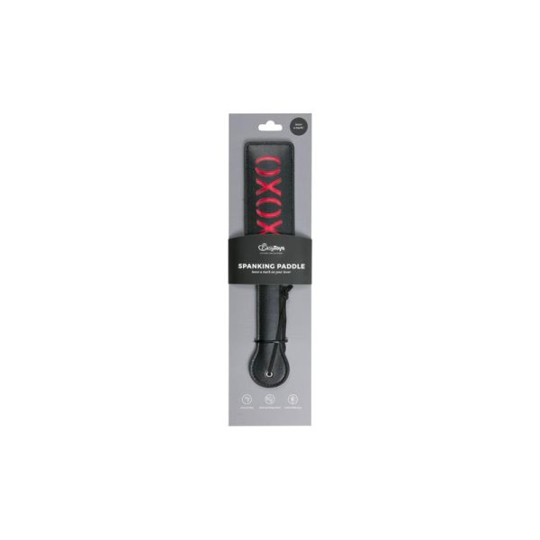 Black Leather Paddle - XOXO - Image 4