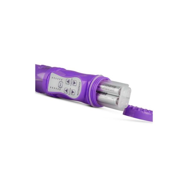 Rabbit Vibrator Thrusting and Rotating Balls  Purple - Image 5