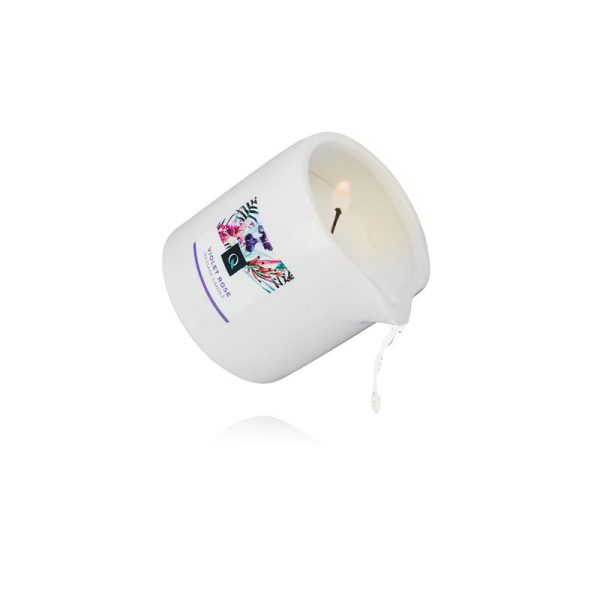 Massage Candle Violet Rose - 200g - Image 2