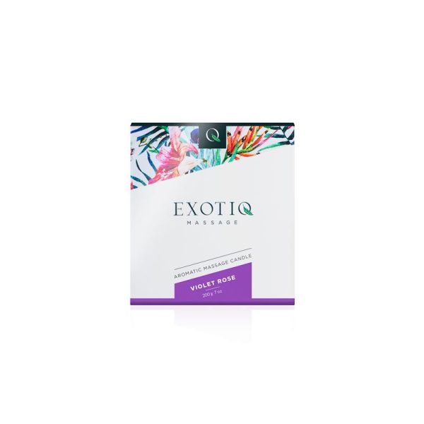 Massage Candle Violet Rose - 200g - Image 4