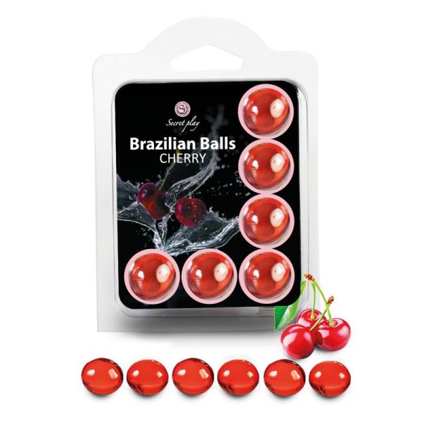 Brazilian Balls Set 6  Cherry