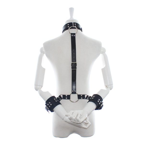 Collar with Restraints Adjustable Black - Image 5
