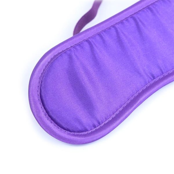 Satin Blindfold Purple - Image 2