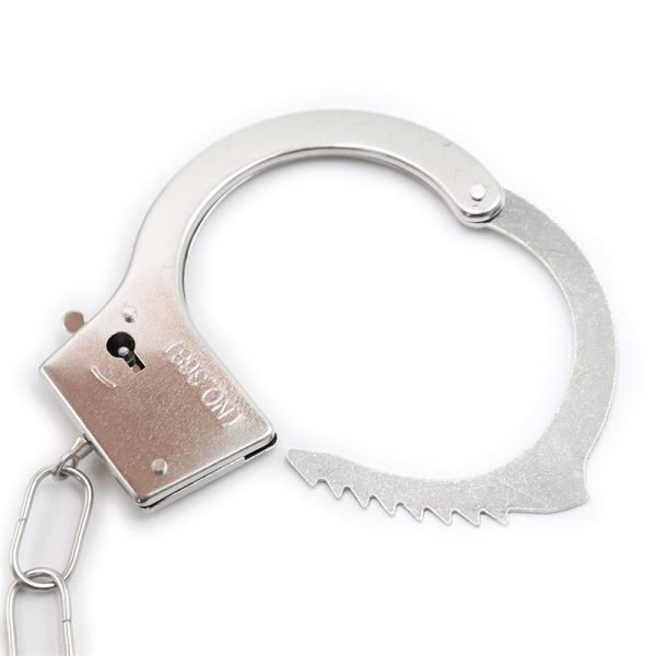 Furry Metal Handcuffs Red - Image 8