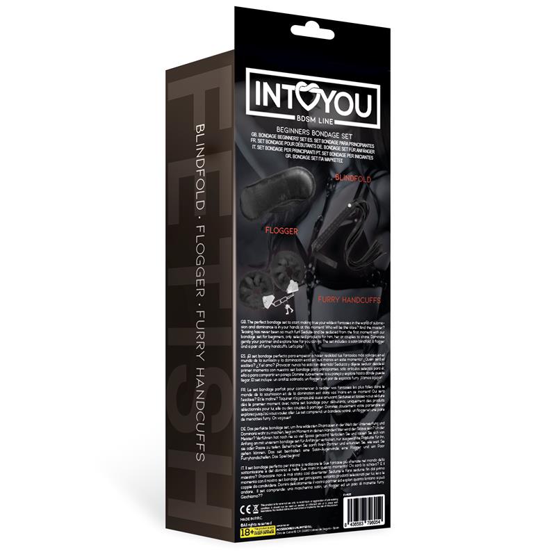 Beginners Bondage Set 3 Pieces Black - Image 3