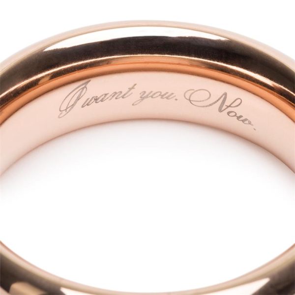 I Want You Now Steel Love Ring - Image 2