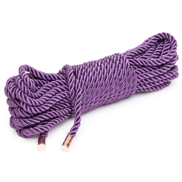 Want to Play? Bondage Silk Rope 10 meter Purple - Image 2
