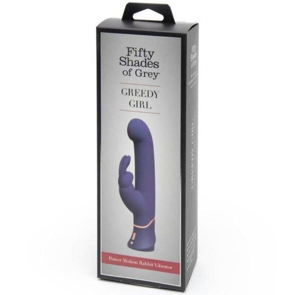 Greedy Girl Vibe with Thrusiting Movements G-Spot Stimulator and Rabbit Purple - Image 4