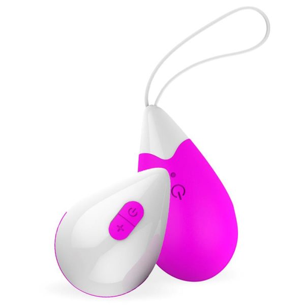 Vibrating Egg Remote Control USB Silicone Purple - Image 2
