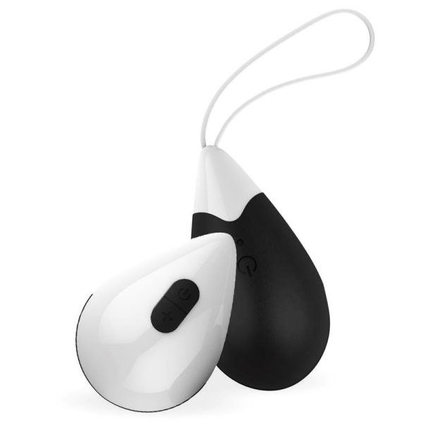 Vibrating Egg Remote Control USB Silicone Black - Image 2