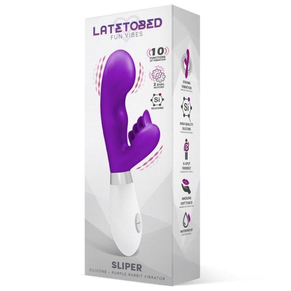 Sliper Rabbit Vibe Silicone Purple - Image 2