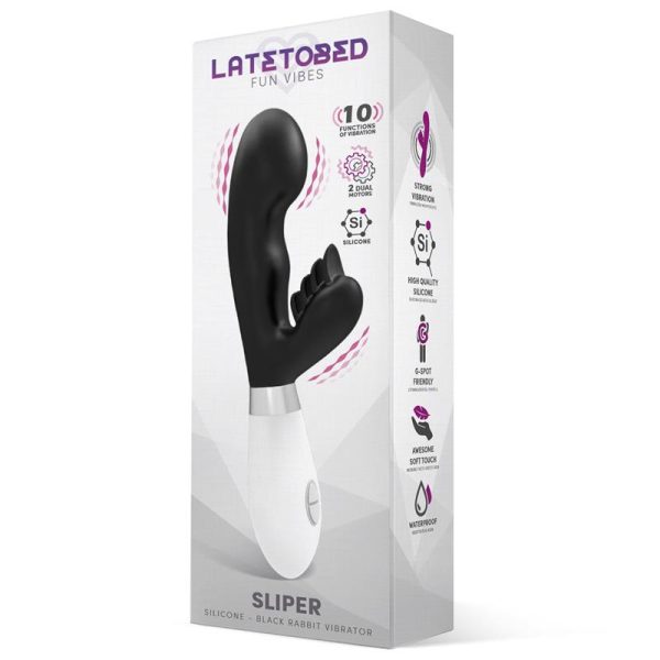 Sliper Rabbit Vibe Silicone Black - Image 2
