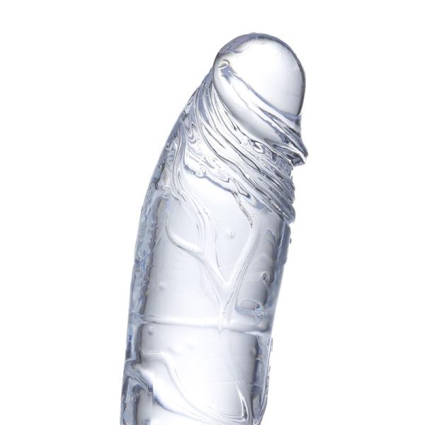 Realistic Dildo Crystal Material 21,5 cm - Image 4