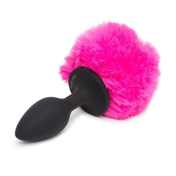 Butt Plug with Pink Fur Tail Small - Image 2