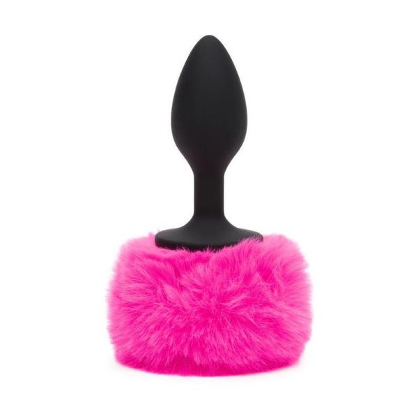 Butt Plug with Pink Fur Tail Small - Image 3