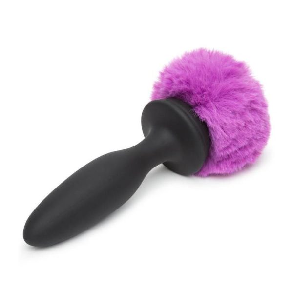 Anal Plug with Vibration and Double Base Purple Large - Image 4