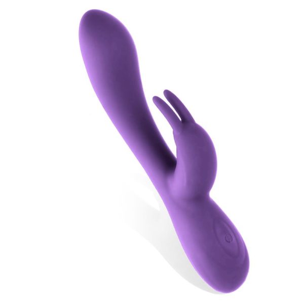 Mauve Mauve Liquefied Silicone Unibody Vibe USB Purple - Image 2