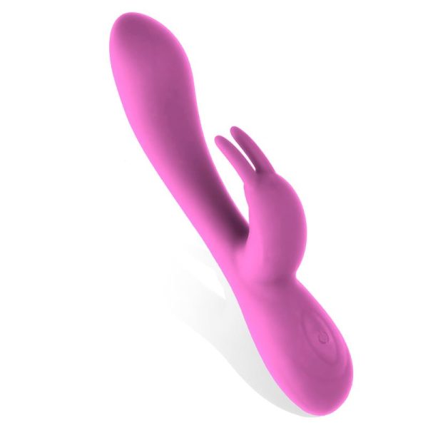 Mauve Unibody Liquefied Silicone Vibe USB Pink - Image 2