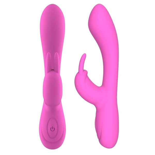 Mauve Unibody Liquefied Silicone Vibe USB Pink - Image 3