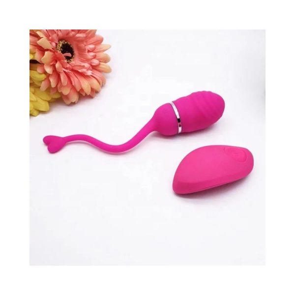 Vibrating Egg with Remote Control Odise USB Silicone Pink - Image 6