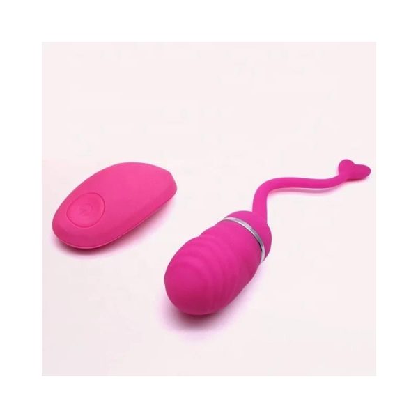 Vibrating Egg with Remote Control Odise USB Silicone Pink - Image 7