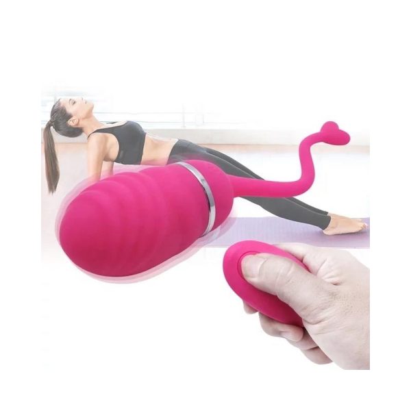 Vibrating Egg with Remote Control Odise USB Silicone Pink - Image 9